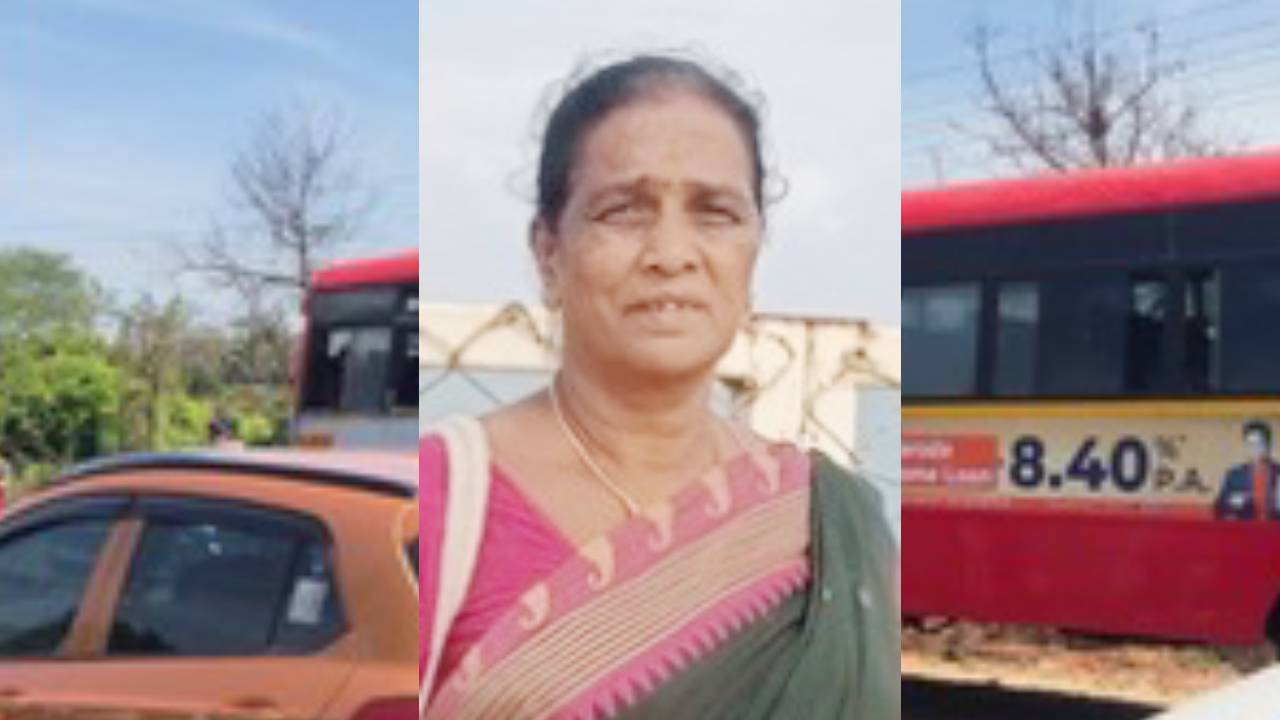 ಬಸ್ನಿಂದ ತಲೆ ಹೊರ ಹಾಕಿದ ಮಹಿಳೆ; ಲಾರಿ ಡಿಕ್ಕಿಯಾಗಿ ತುಂಡಾಗಿ ಬಿದ್ದ ರುಂಡ!