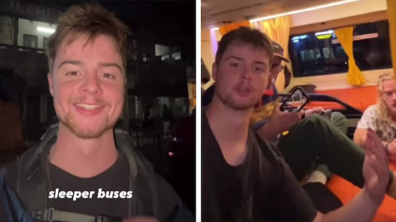 ಭಾರತದಲ್ಲಿನ ಬಸ್‌ಗಳ ಸೌಕರ್ಯಕ್ಕೆ ಮನ ಸೋತ ಕೆನಡಾ ಪ್ರವಾಸಿಗ