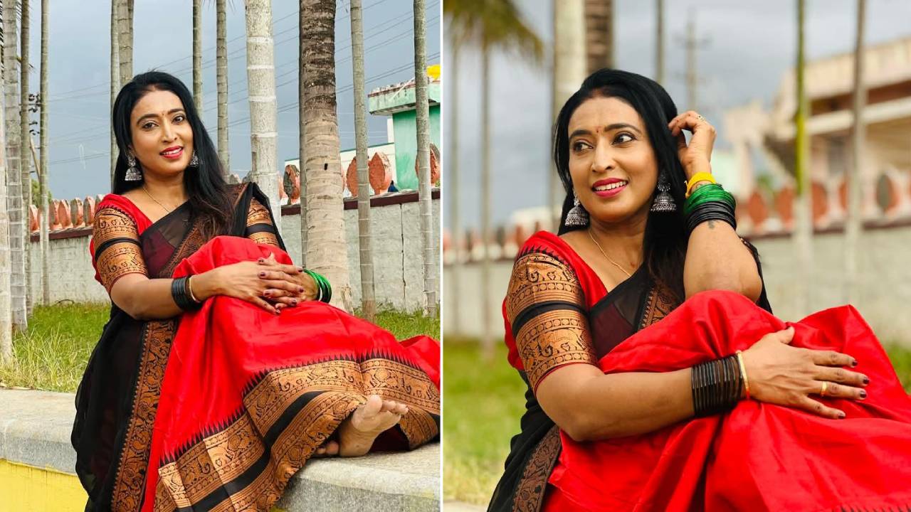 Celebrity Fashion 2025: ಸಿಂಪಲ್ ಲಂಗ-ದಾವಣಿ ಲುಕ್ನಲ್ಲಿ ಮಿಂಚಿದ ನಟಿ ಭೂಮಿಕಾ! - Image 1