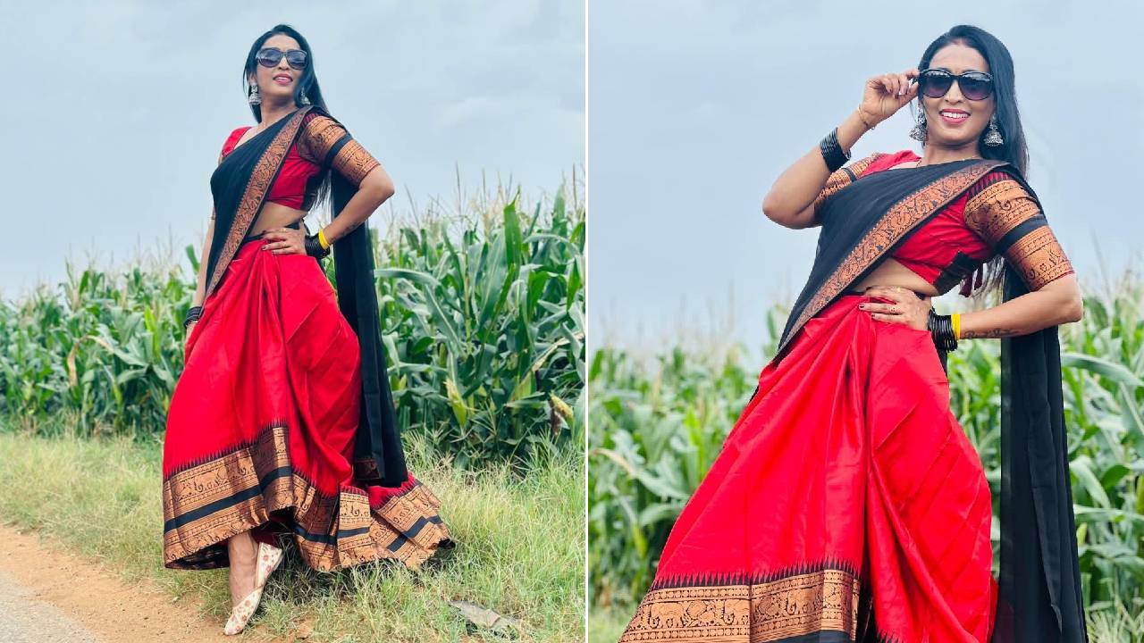 Celebrity Fashion 2025: ಸಿಂಪಲ್ ಲಂಗ-ದಾವಣಿ ಲುಕ್ನಲ್ಲಿ ಮಿಂಚಿದ ನಟಿ ಭೂಮಿಕಾ! - Image 2