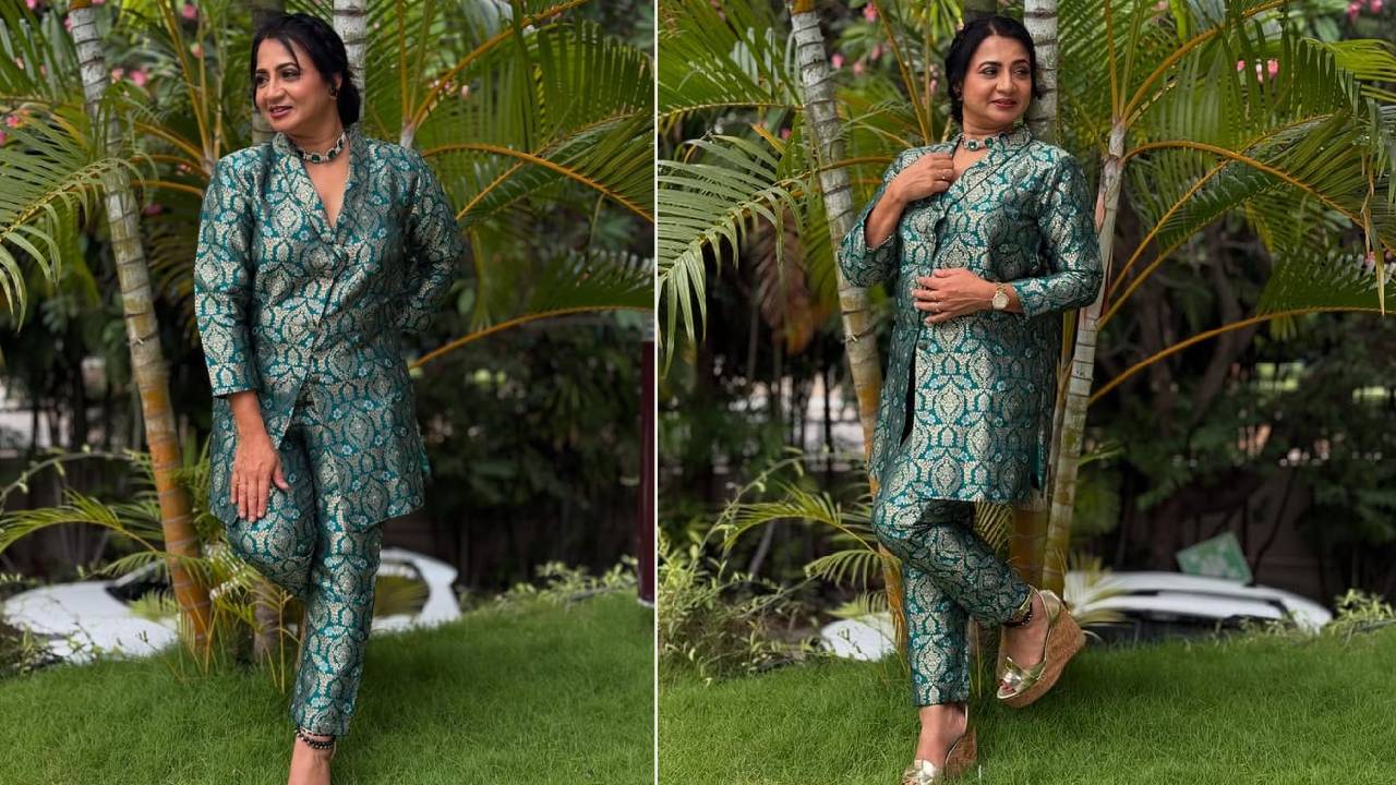 Celebrity Fashion 2025: ರೇಷ್ಮೆಯ ಪ್ಯಾಂಟ್ ಸೂಟ್ನಲ್ಲಿ ನಟಿ ವಾಣಿ ಶ್ರೀ ಅತ್ಯಾಕರ್ಷಕ ಲುಕ್ - Image 3