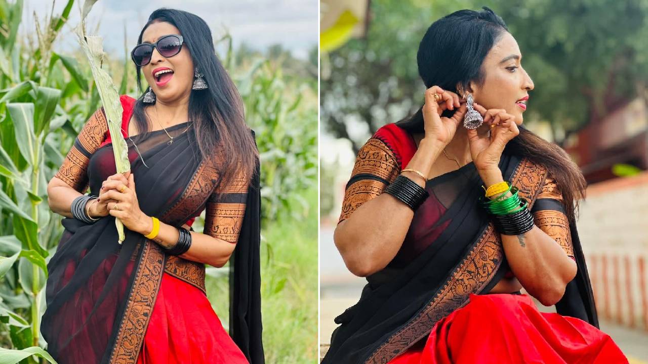 Celebrity Fashion 2025: ಸಿಂಪಲ್ ಲಂಗ-ದಾವಣಿ ಲುಕ್ನಲ್ಲಿ ಮಿಂಚಿದ ನಟಿ ಭೂಮಿಕಾ! - Image 3