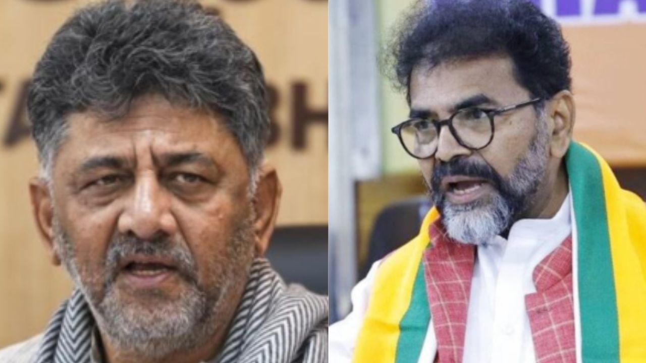 ವಾಚ್ ವಿಚಾರದಲ್ಲಿ ಸುಳ್ಳು ಹೇಳಿದ್ದರೆ ರಾಜೀನಾಮೆ ಕೊಡುವೆ, ಇಲ್ಲದಿದ್ದರೆ ಅವರು ಕೊಡ್ತಾರಾ?; ಛಲವಾದಿ ನಾರಾಯಣಸ್ವಾಮಿಗೆ ಡಿಕೆಶಿ ಸವಾಲ್