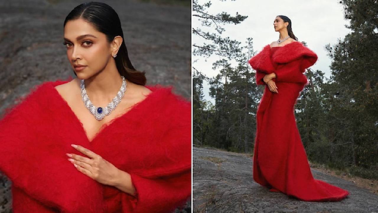 Deepika Padukone: ರೆಡ್ ಗೌನ್ನಲ್ಲಿ ಬಾಲಿವುಡ್ ಬ್ಯೂಟಿಯ ಕ್ಯೂಟ್ ಲುಕ್! ಇಲ್ಲಿವೆ ಫೋಟೋಸ್...! - Image 4