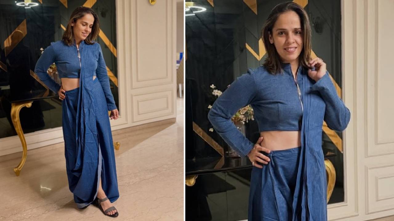 Winter Fashion 2026: ಕ್ರೀಡಾ ಪ್ರೇಮಿಗಳನ್ನು ಸೆಳೆದ ಸೈನಾ ನೆಹ್ವಾಲ್‌ ಡೆನಿಮ್‌ ರೆಡಿ ಸೀರೆ - Image 1