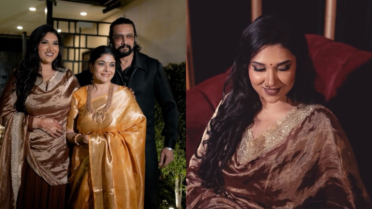 ಅಪ್ಪ - ಅಮ್ಮನ ಜೊತೆಗಿರುವ ಫೋಟೋಗಳನ್ನ ಹಂಚಿಕೊಂಡ ಸುದೀಪ್‌ ಮಗಳು ಸಾನ್ವಿ