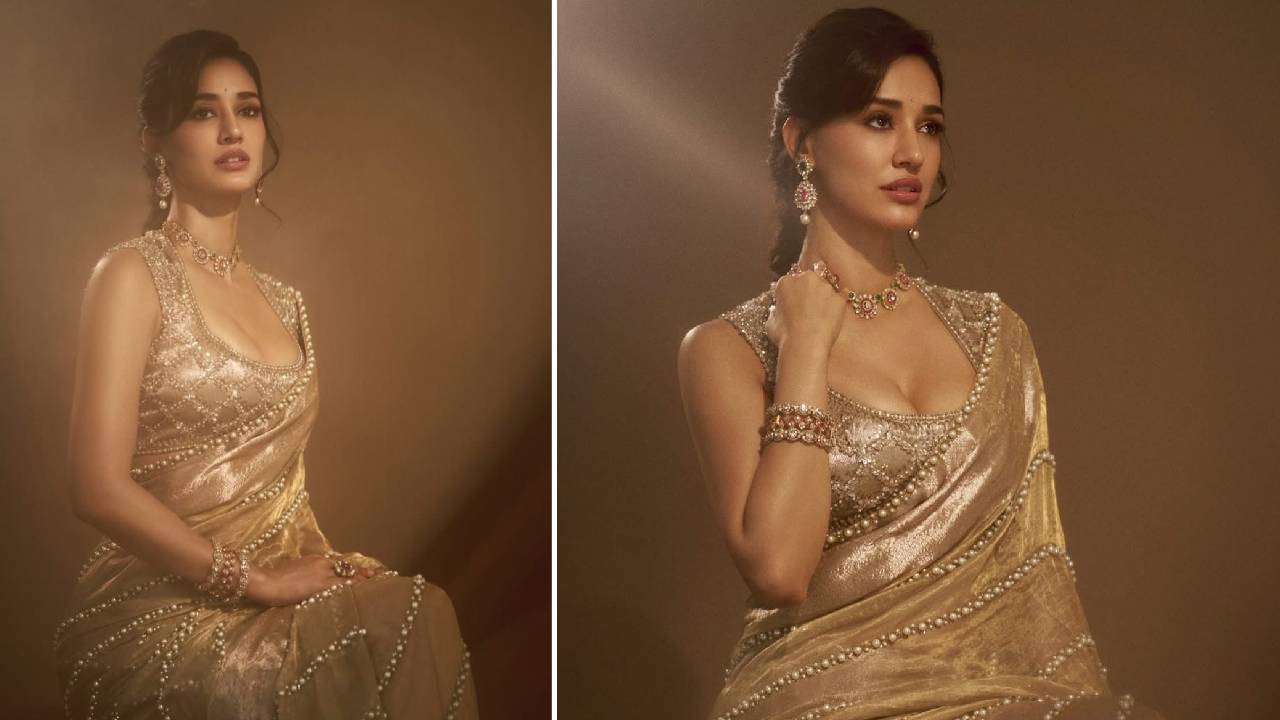 Star Fashion 2025: ಗೋಲ್ಡ್ ಟಿಶ್ಯೂ ಸೀರೆಯಲ್ಲೂ ಹಾಟ್‌ ಆಗಿ ಕಾಣಿಸಿಕೊಂಡ ದಿಶಾ ಪಟಾನಿ - Image 1