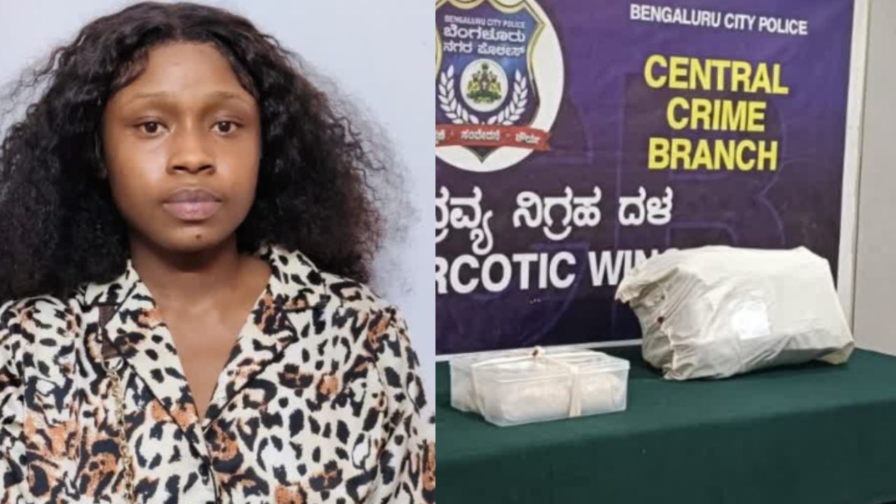 Drug Smuggling: ಚೂಡಿದಾರ್ ಡ್ರೆಸ್ ಪೀಸ್​​ಗಳಲ್ಲಿ 10 ಕೋಟಿ ಮೌಲ್ಯದ ಡ್ರಗ್ಸ್ ಪತ್ತೆ!; ಬೆಂಗಳೂರಲ್ಲಿ ನೈಜೀರಿಯಾ ಯುವತಿ ಅರೆಸ್ಟ್‌
