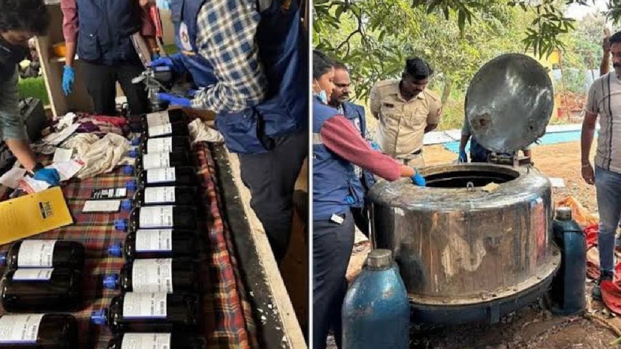 ಬೆಂಗಳೂರಿನಲ್ಲಿ 3 ಫ್ಯಾಕ್ಟರಿ ಸೀಜ್‌, 55 ಕೋಟಿ ಮೌಲ್ಯದ ಡ್ರಗ್‌ ಪತ್ತೆ