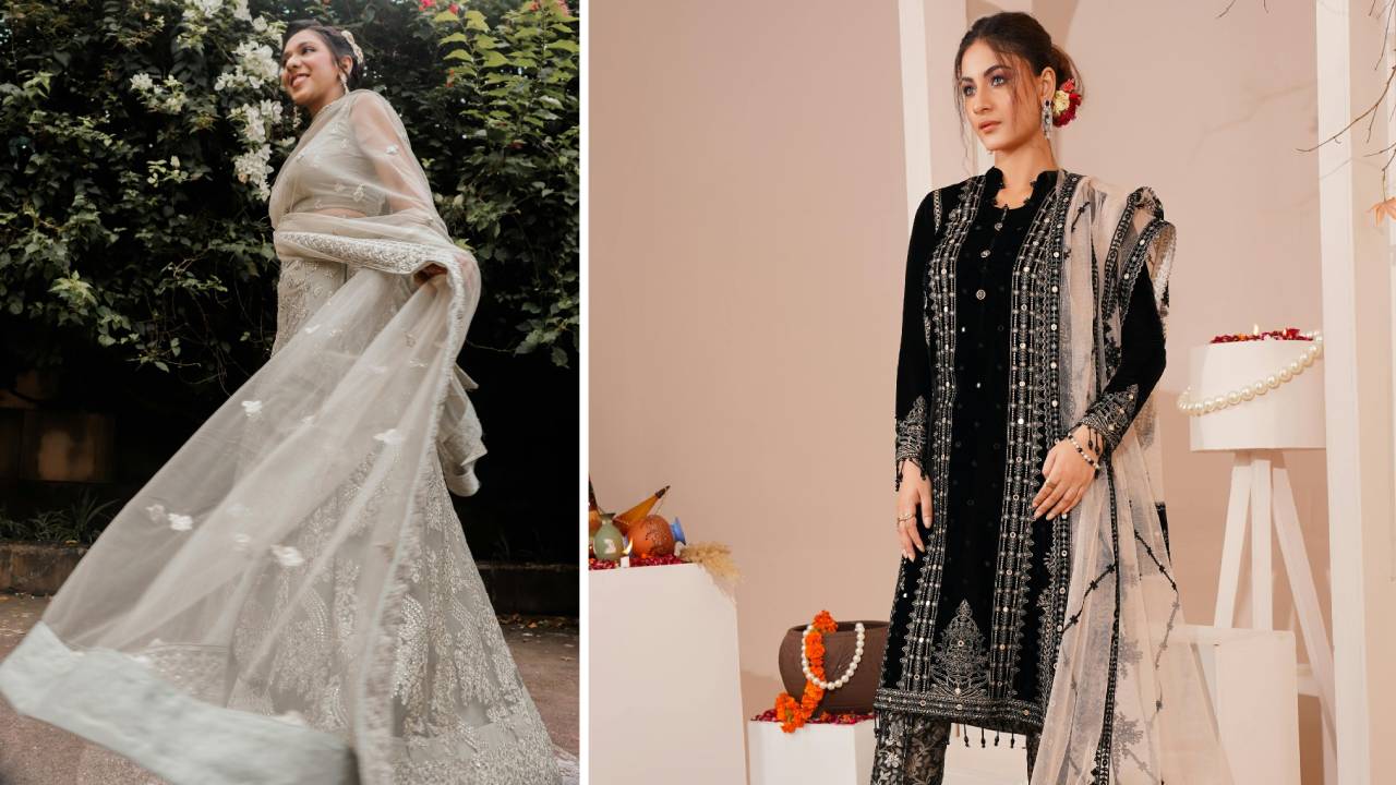 Dupatta Fashion 2025: ಹುಡುಗಿಯರ ಆಕರ್ಷಕ ಲುಕ್ಗಾಗಿ ಶೀರ್ ದುಪಟ್ಟಾ ಫ್ಯಾಷನ್ - Image 2