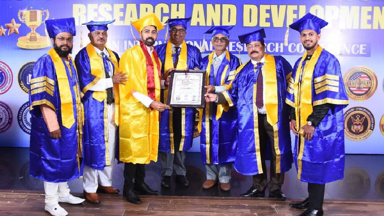 ಕನ್ನಡಿಗ ಭರತ್ ರಂಗನಾಥ್‌ಗೆ ಡಾಕ್ಟರೇಟ್‌ ಪದವಿ