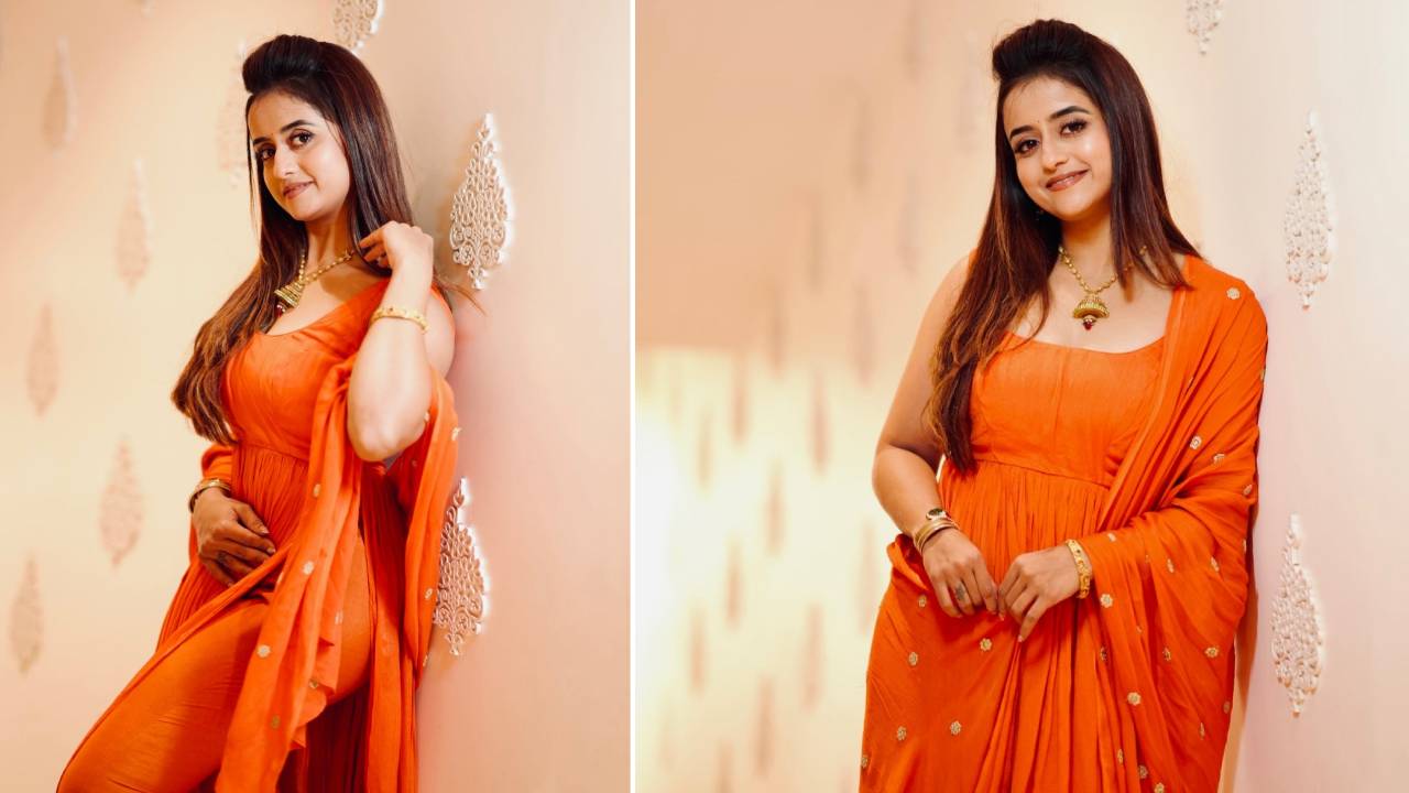 Festival Fashion 2025: ಆರೆಂಜ್‌ ಡ್ರೆಸ್‌ನಲ್ಲಿ ಶ್ರಾವಣ ಮಾಸಕ್ಕೆ ಶುಭ ಕೋರಿದ ಚೈತ್ರಾ ವಾಸುದೇವನ್‌ - Image 2