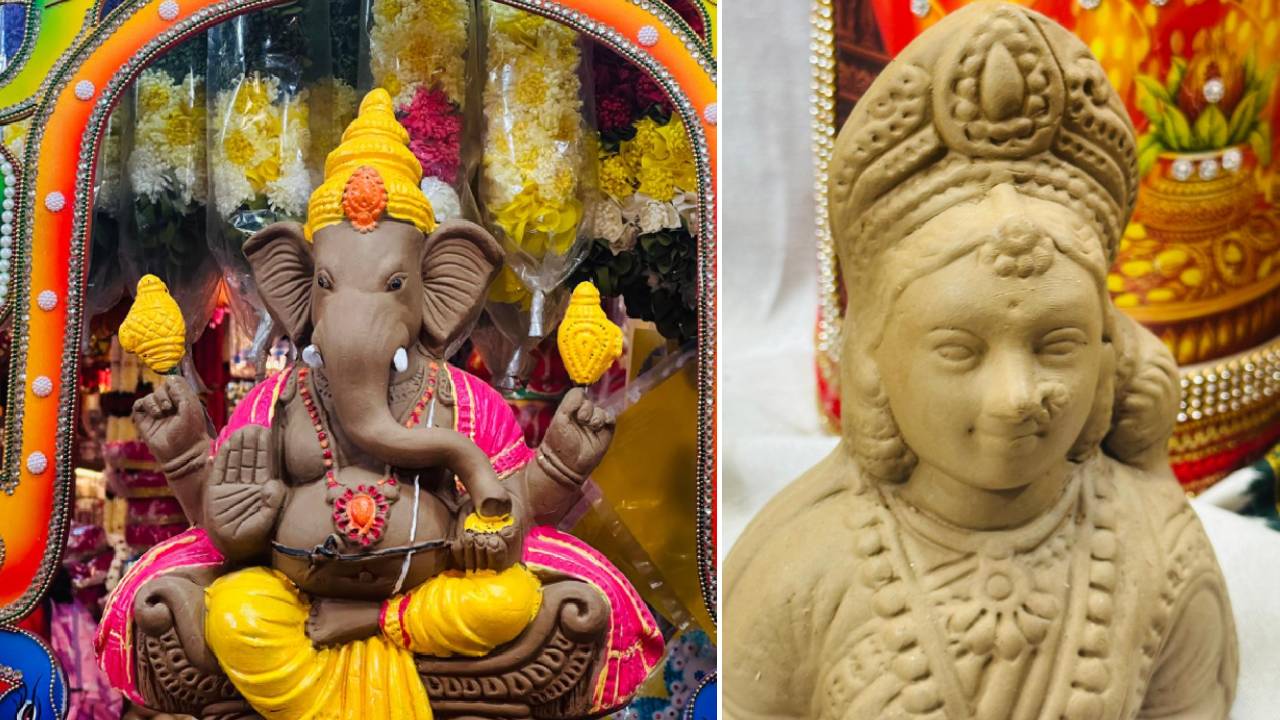 Festival Trend 2025: ಮಾರುಕಟ್ಟೆಗೆ ಲಗ್ಗೆ ಇಟ್ಟ ಇಕೋ ಫ್ರೆಂಡ್ಲಿ ಗೌರಿ-ಗಣೇಶ ಮೂರ್ತಿಗಳು - Image 4