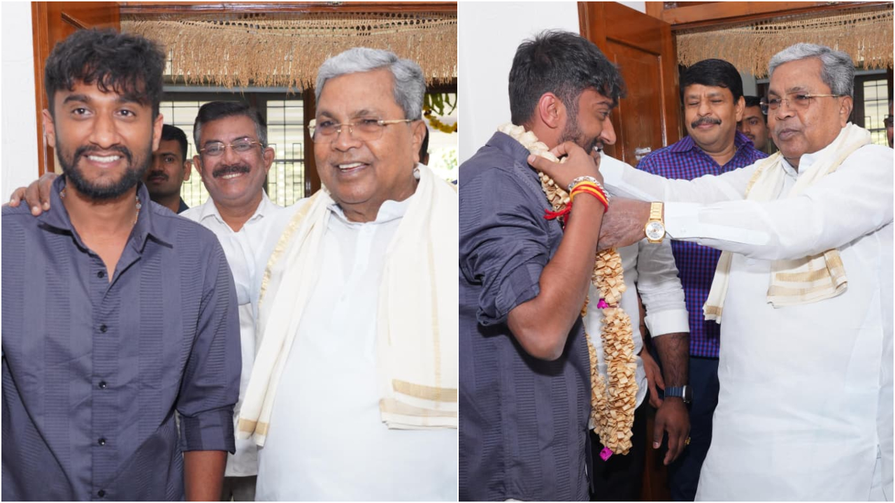 Photos: ಸಿಎಂ ಸಿದ್ದರಾಮಯ್ಯ ಆಶೀರ್ವಾದ ಪಡೆದ ಬಿಗ್ ಬಾಸ್  ವಿನ್ನರ್ ಗಿಲ್ಲಿ