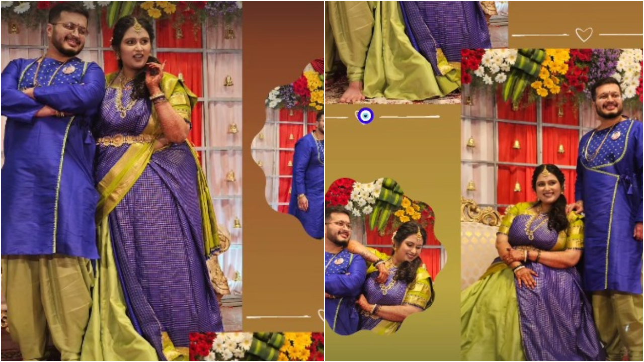 ದಾಂಪತ್ಯ ಬದುಕಿಗೆ ಕಾಲಿಟ್ಟ ʻಬ್ರಹ್ಮಗಂಟುʼ ಸೀರಿಯಲ್‌ ನಟಿ ಗೀತಾ ಭಾರತಿ ಭಟ್;‌ ಇಲ್ಲಿವೆ ಮದುವೆಯ ಫೋಟೋಗಳು - Image 4