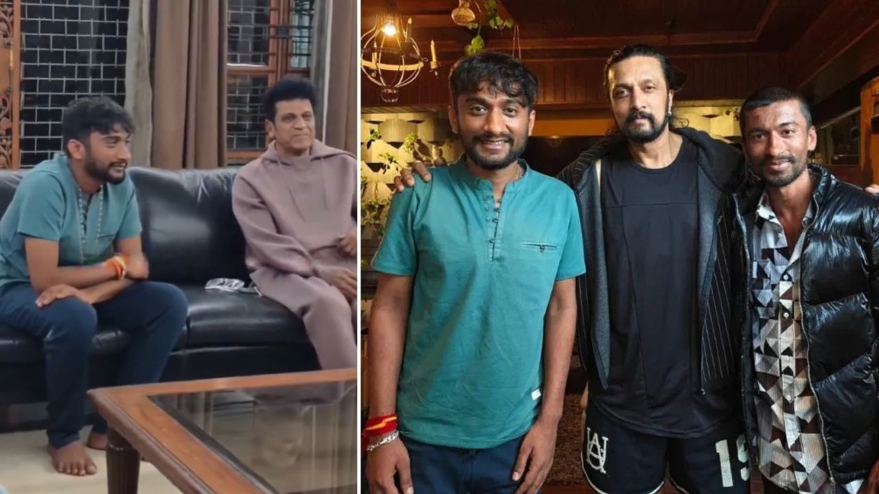 ಸುದೀಪ್ ಹಾಗೂ ಶಿವಣ್ಣ ಭೇಟಿ ಮಾಡಿದ ಗಿಲ್ಲಿ ನಟ