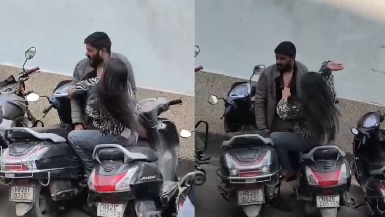 ಪ್ರಿಯಕರನ ಮೇಲೆ ಅಮಾನುಷವಾಗಿ ಥಳಿಸಿದ ಯುವತಿ: ವಿಡಿಯೊ ವೈರಲ್