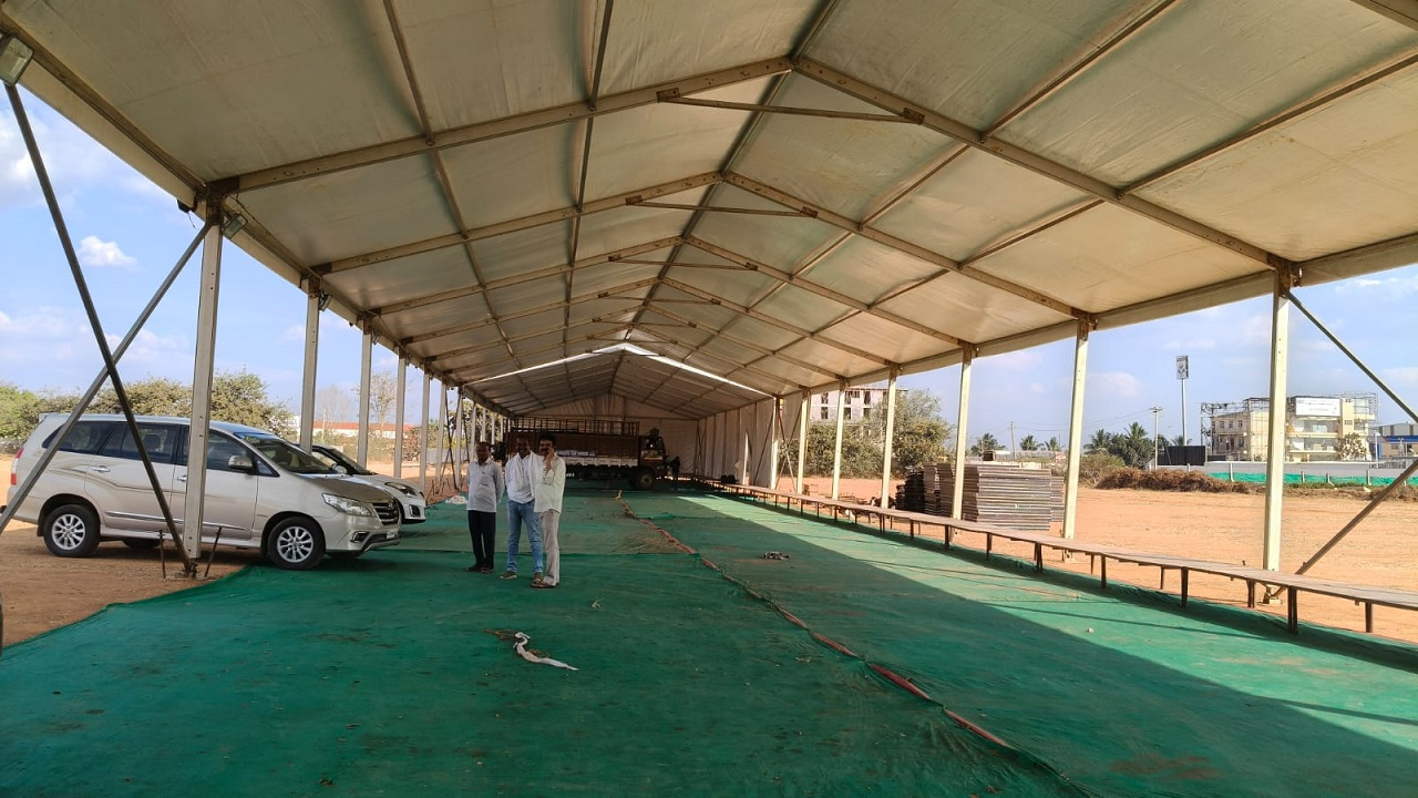 NREGA Bachao Sangram Movement: ಪ್ರತಿದಿನ ಸಮಾವೇಶದ ಸ್ಥಳಕ್ಕೆ ಭೇಟಿ ನೀಡಿ ಸಿದ್ಧತೆಗಳ ಪರಿಶೀಲನೆ ನಡೆಸುತ್ತಿರುವ ಶಾಸಕ ಸಚಿವ