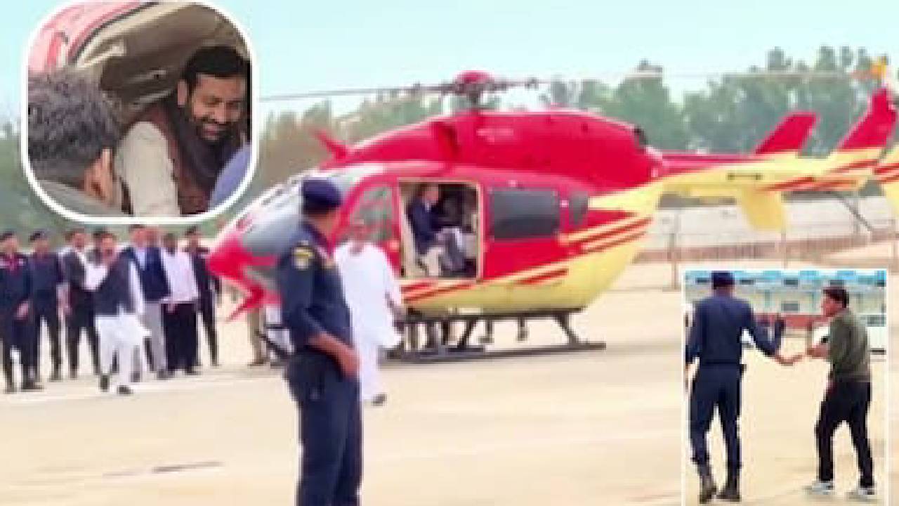 ಯುವಕನಿಗೆ ಹೆಲಿಕಾಪ್ಟರ್ ಸವಾರಿ ಮಾಡಿಸಿದ ಹರಿಯಾಣ ಸಿಎಂ
