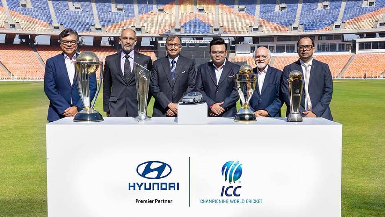 ಐಸಿಸಿ ಕ್ರಿಕೆಟ್ ಟೂರ್ನಿಗಳಿಗೆ ಹ್ಯುಂಡೈ ಮೋಟಾರ್ ಪ್ರೀಮಿಯರ್ ಪಾರ್ಟ್​ನರ್