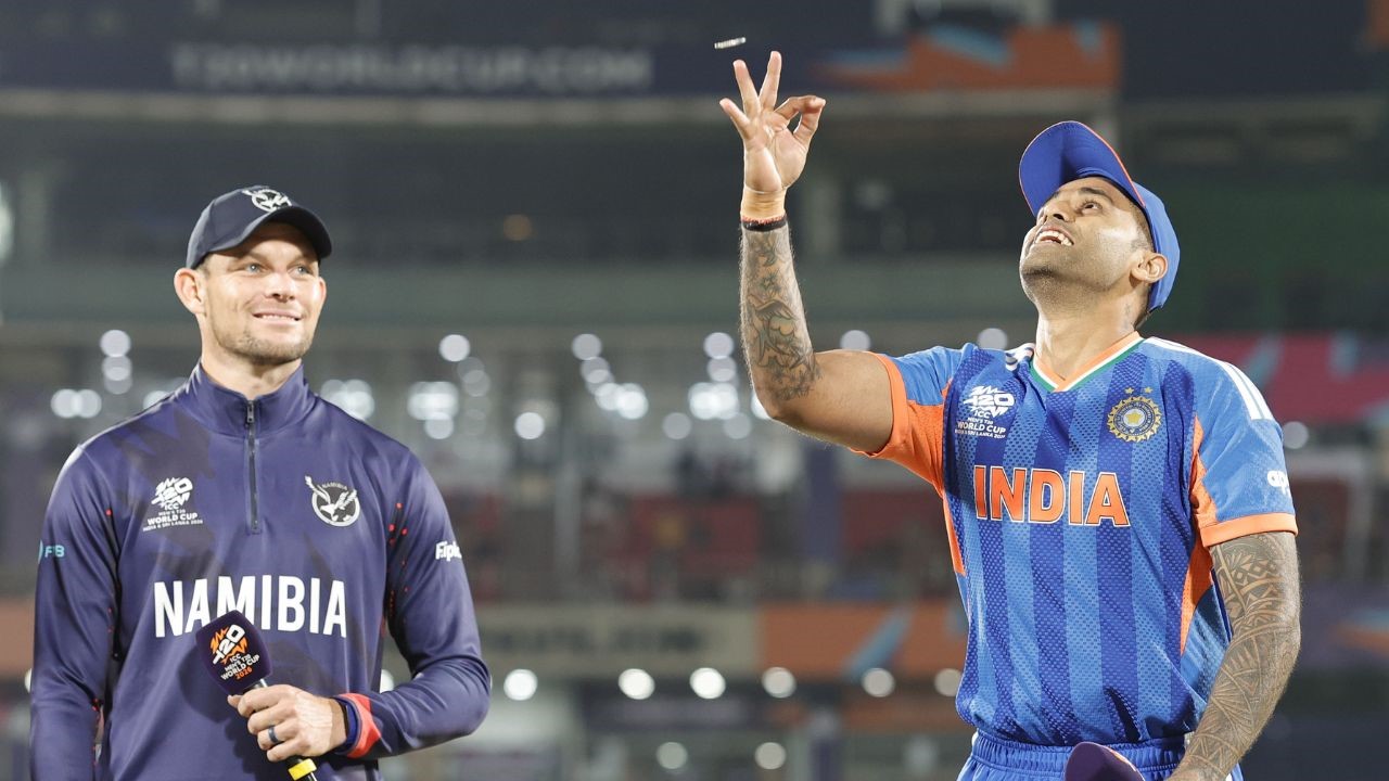 ನಮೀಬಿಯಾ ಎದುರು ಟಾಸ್‌ ಸೋತ ಭಾರತ ಮೊದಲ ಬ್ಯಾಟಿಂಗ್‌!