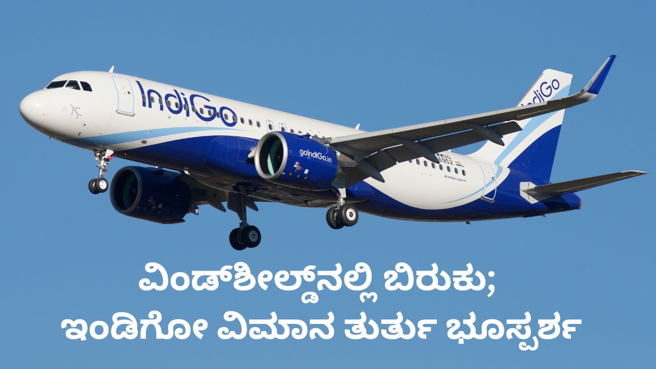 ಚೆನ್ನೈಯಲ್ಲಿ ಇಂಡಿಗೋ ವಿಮಾನ ತುರ್ತು ಭೂಸ್ಪರ್ಶ