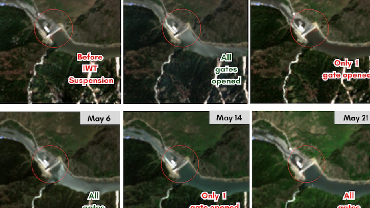 Indus River: ಸಿಂಧೂ ನದಿ ನೀರು ಒಪ್ಪಂದ ರದ್ದು; ಹೇಗಿದೆ ಚಿತ್ರಣ.... ಸ್ಯಾಟ್ಲೈಟ್ ಫೋಟೋಗಳು ಏನು ಹೇಳುತ್ತವೆ? - Image 2