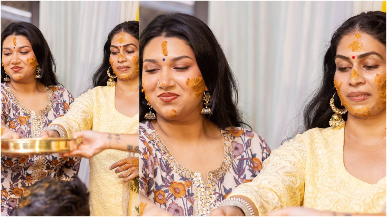 Sanvi Sudeep: ಸುದೀಪ್‌ ಫ್ಯಾಮಿಲಿಯಲ್ಲಿ ಮದುವೆ ಸಂಭ್ರಮ; ಮಗಳಿಗೆ ಅರಿಶಿಣ ಹಚ್ಚಿ ಸಂಭ್ರಮಿಸಿದ ʻಕಿಚ್ಚʼ ದಂಪತಿ - Image 4