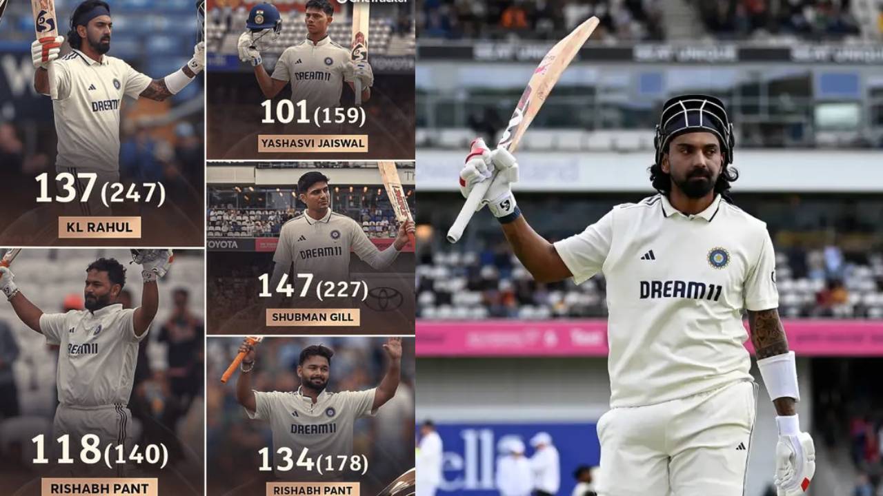 ಟೆಸ್ಟ್ನಲ್ಲಿ ಮೊದಲ ಬಾರಿಗೆ ಪಂದ್ಯದಲ್ಲಿ 5 ಶತಕ ದಾಖಲಿಸಿದ ಭಾರತ