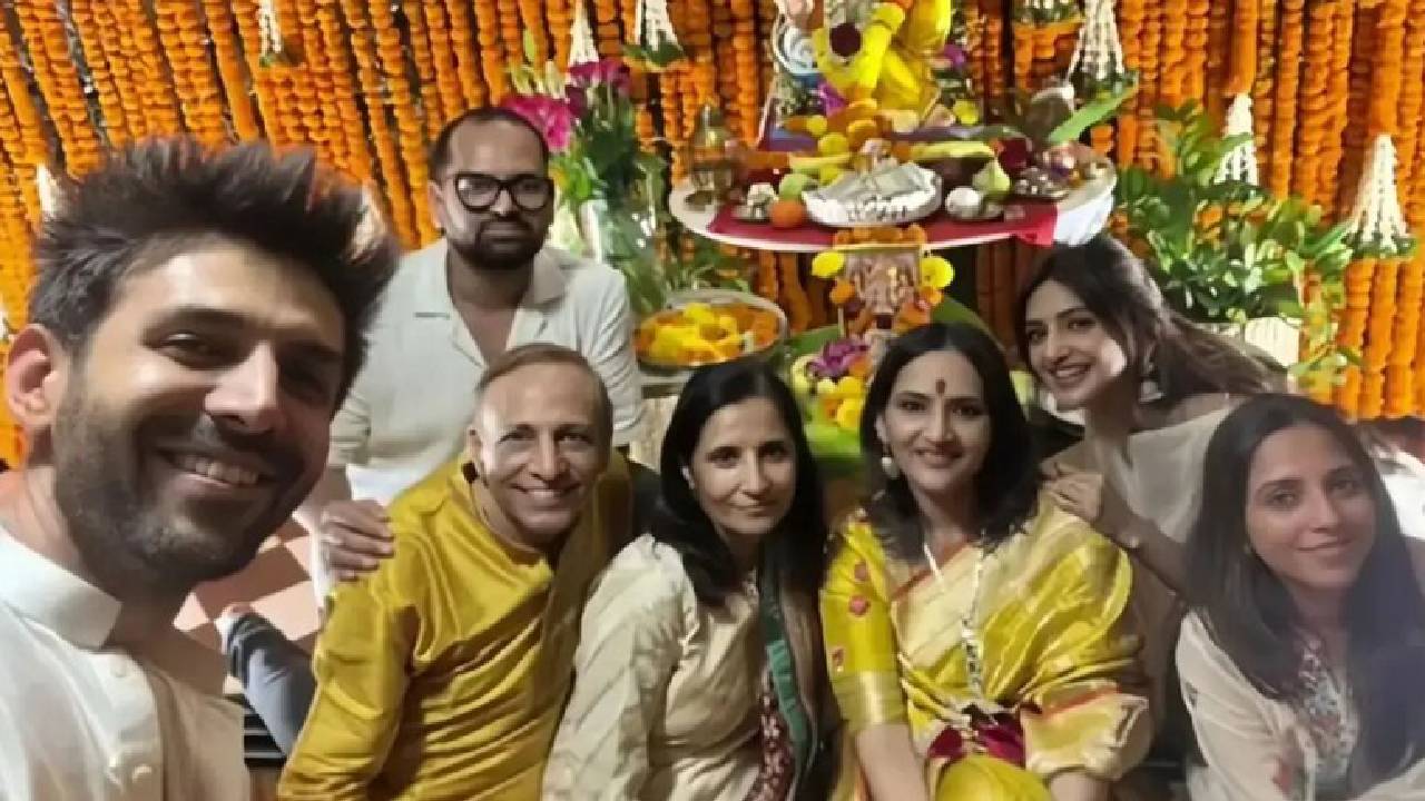 ಕಾರ್ತಿಕ್ ಆರ್ಯನ್ ಮನೆಯಲ್ಲಿ ನಟಿ ಶ್ರೀಲೀಲಾ! ಫೋಟೋ ವೈರಲ್
