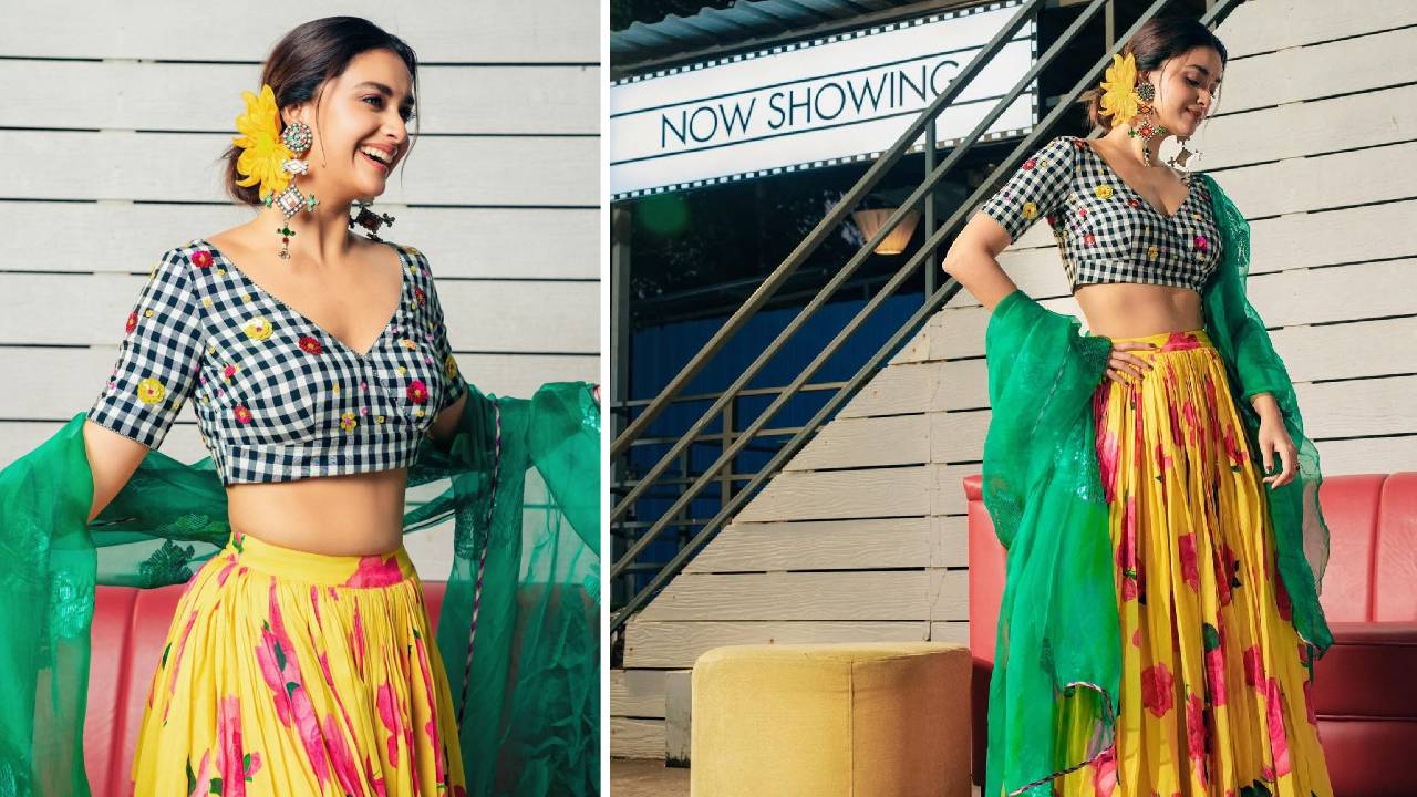 Star Fashion 2025: ಲೆಹೆಂಗಾಗೆ ಶೂ ಧರಿಸಿ ಸ್ಟೈಲಿಂಗ್‌ ರೂಲ್ಸ್ ಬ್ರೇಕ್‌ ಮಾಡಿದ ಕೀರ್ತಿ ಸುರೇಶ್‌ - Image 1