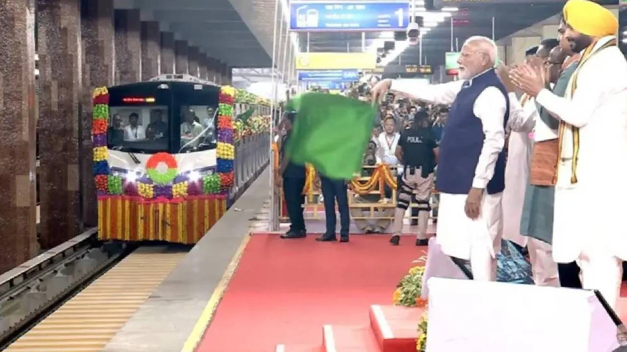 ಹೊಸ ಮೆಟ್ರೋ ಮಾರ್ಗಗಳಿಗೆ ಚಾಲನೆ ನೀಡಿದ ಪ್ರಧಾನಿ ಮೋದಿ
