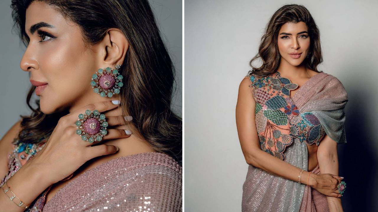 Star Saree Fashion 2025: ಶಿಮ್ಮರ್‌ ಸೀರೆಯಲ್ಲಿ ಮಿಂಚಿದ ನಟಿ ಲಕ್ಷ್ಮಿ ಮಂಚು - Image 2