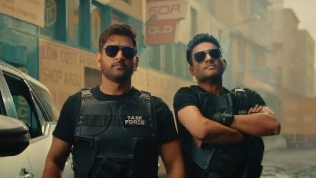 ಆರ್ ಮಾಧವನ್ ಜತೆ ಆಕ್ಷನ್ ಚಿತ್ರದ ಟೀಸರ್ನಲ್ಲಿ ಮಿಂಚಿದ ಧೋನಿ