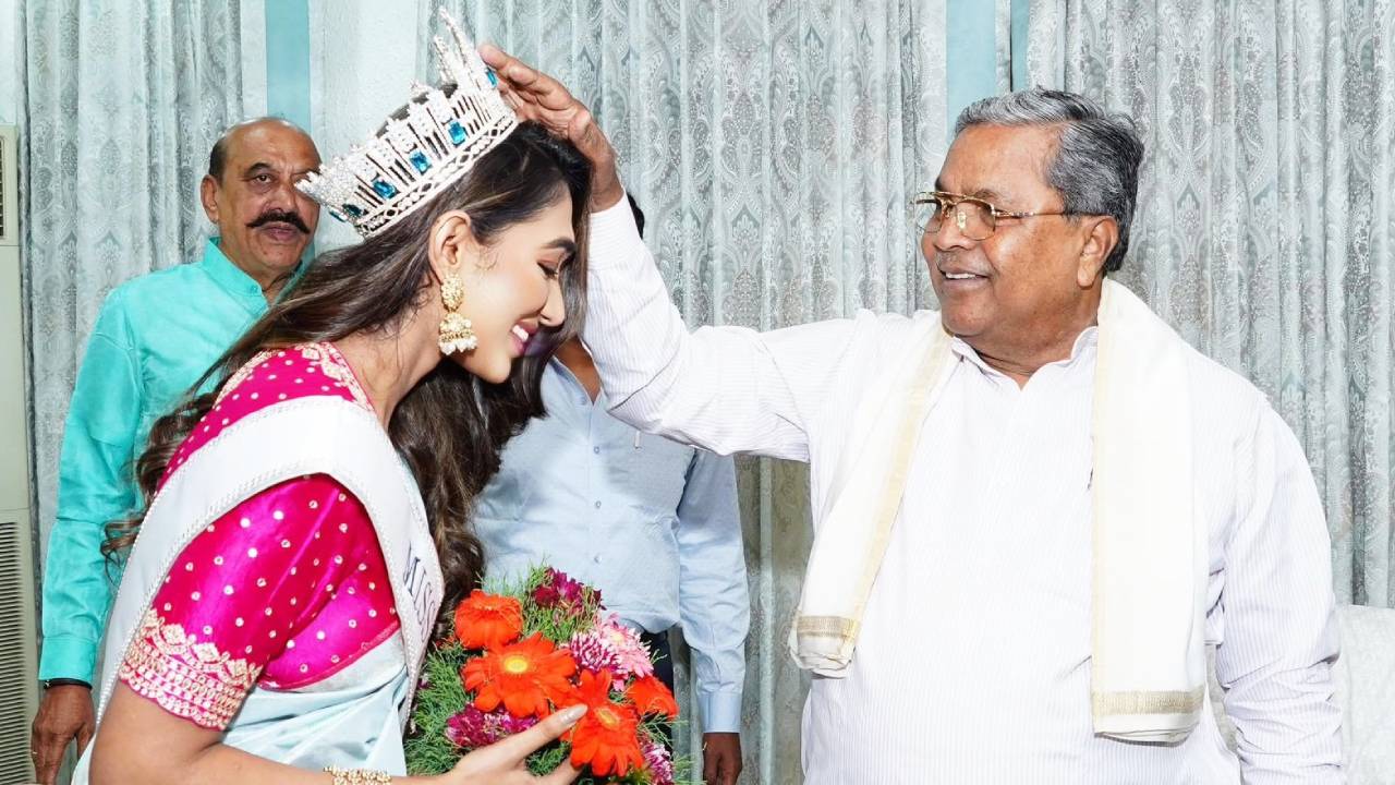 ದಿಲ್ಲಿಯಲ್ಲಿ ಸಿಎಂ ಭೇಟಿ ಮಾಡಿದ ಮಿಸ್‌ ಯೂನಿವರ್ಸ್ ಕರ್ನಾಟಕ ವಂಶಿ ಉದಯ್‌