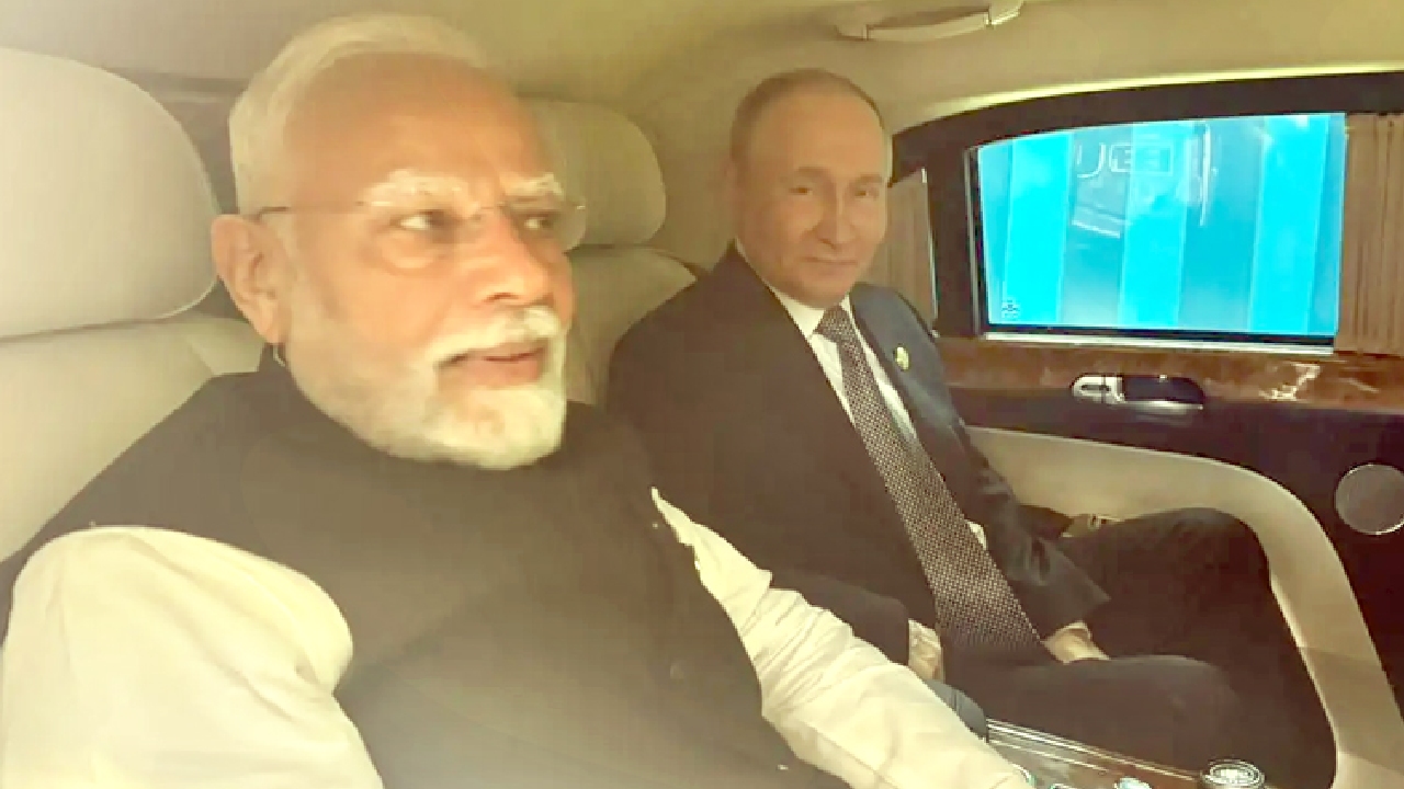 ಒಂದೇ ಕಾರಿನಲ್ಲಿ ತೆರಳಿದ್ದ ಮೋದಿ- ಪುಟಿನ್‌ ಅಂದು ಚರ್ಚಿಸಿದ್ದೇನು?