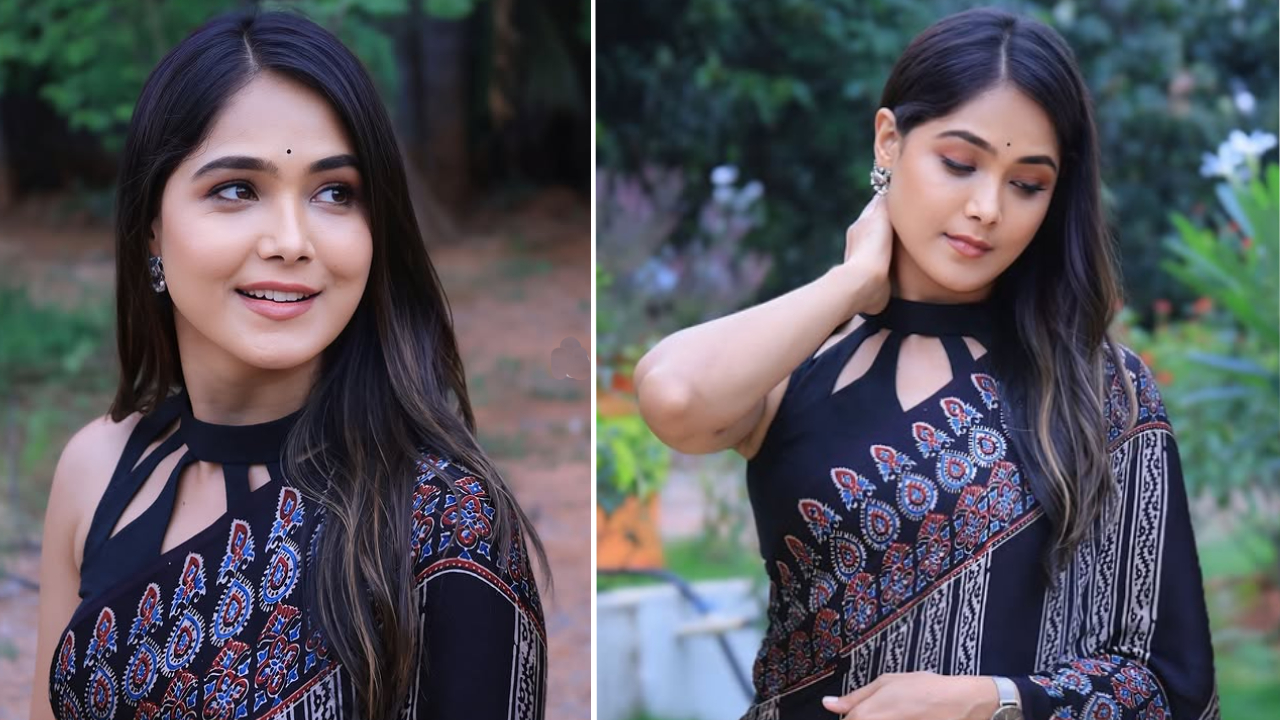 ಬ್ಲ್ಯಾಕ್ ಬ್ಯೂಟಿ ಮೋಕ್ಷಿ: ಕಪ್ಪು ಬಣ್ಣದ ಸೀರೆಯಲ್ಲಿ ಬಿಗ್ ಬಾಸ್ ಸುಂದರಿ