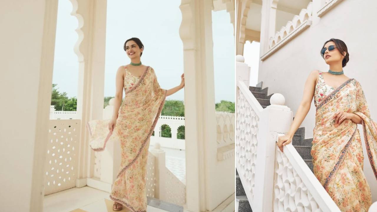 Monsoon Fashion 2025: ಮಾನ್ಸೂನ್ ಸೀಸನ್ನಲ್ಲೂ ಮುಂದುವರಿದ ಫ್ಲೋರಲ್ ಸೀರೆಗಳು - Image 3