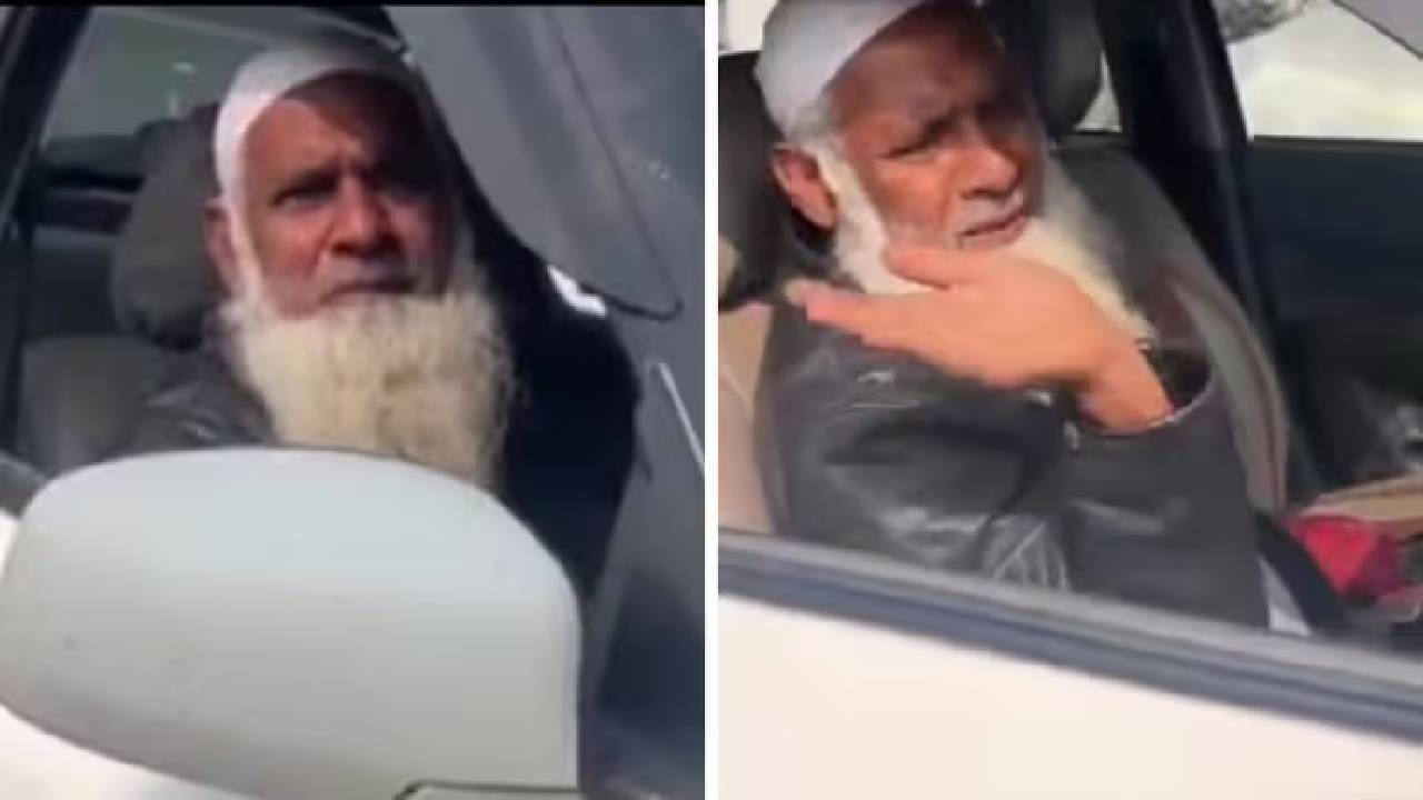 ವೃದ್ಧ ಮುಸ್ಲಿಂ ಕ್ಯಾಬ್ ಚಾಲಕನಿಗೆ ಕಿರುಕುಳ; ವಿಡಿಯೊ ವೈರಲ್