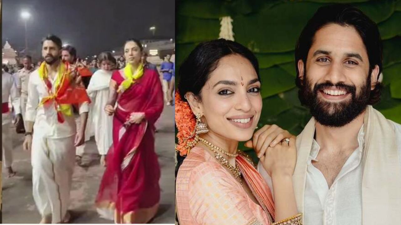 ಪುರಿ ಜಗನ್ನಾಥ ದೇವಸ್ಥಾನಕ್ಕೆ ಭೇಟಿ ನೀಡಿ ದರ್ಶನ ಪಡೆದ ನಾಗ ಚೈತನ್ಯ ದಂಪತಿ