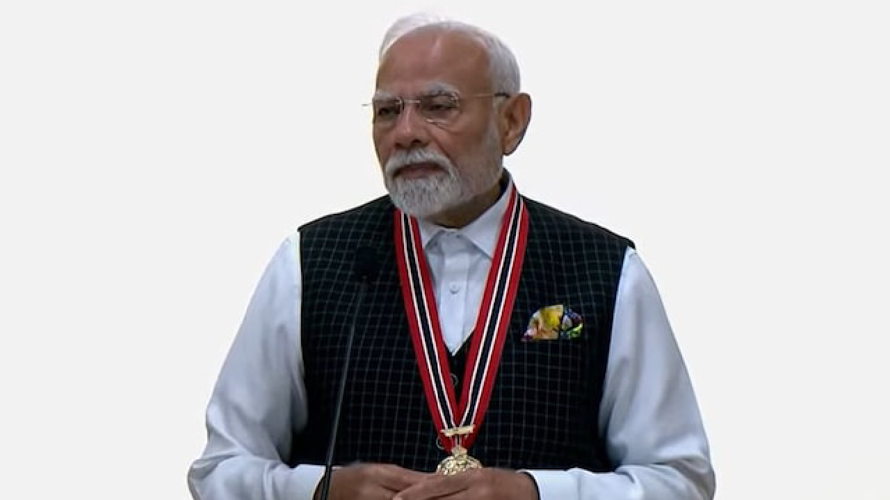 ಮೋದಿಗೆ ಟ್ರಿನಿಡಾಡ್ ಮತ್ತು ಟೊಬಾಗೋದ ಅತ್ಯುನ್ನತ ನಾಗರಿಕ ಪ್ರಶಸ್ತಿ
