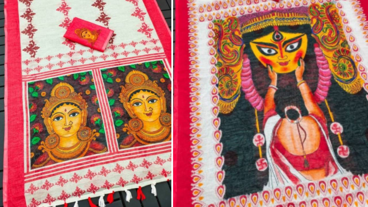 ನವರಾತ್ರಿಗೆ ನವದುರ್ಗಾ ಚಿತ್ತಾರದ ಸೀರೆಗಳ ಆಗಮನ