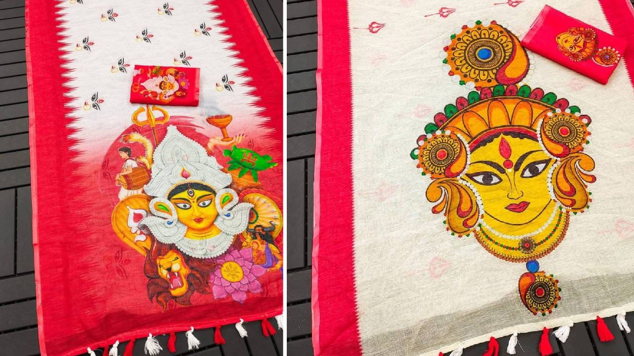 Navaratri Fashion 2025: ನವರಾತ್ರಿಗೆ ನವದುರ್ಗಾ ಚಿತ್ತಾರದ ಸೀರೆಗಳ ಆಗಮನ - Image 1