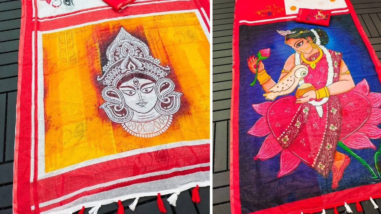 Navaratri Fashion 2025: ನವರಾತ್ರಿಗೆ ನವದುರ್ಗಾ ಚಿತ್ತಾರದ ಸೀರೆಗಳ ಆಗಮನ - Image 2