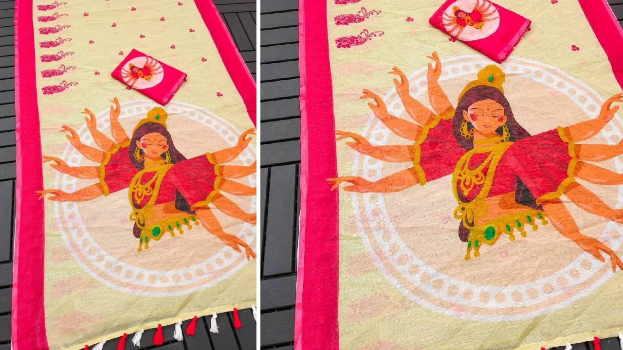 Navaratri Fashion 2025: ನವರಾತ್ರಿಗೆ ನವದುರ್ಗಾ ಚಿತ್ತಾರದ ಸೀರೆಗಳ ಆಗಮನ - Image 3