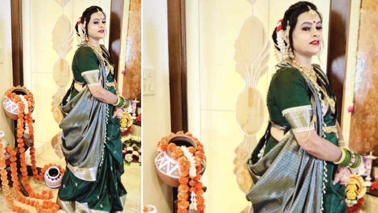 Navaratri Fashion 2025: ನವರಾತ್ರಿಯ ಹಸಿರು ಬಣ್ಣದಲ್ಲಿ ಅಂದವಾಗಿ ಕಾಣಿಸಿಕೊಳ್ಳುವುದು ಹೇಗೆ? - Image 3