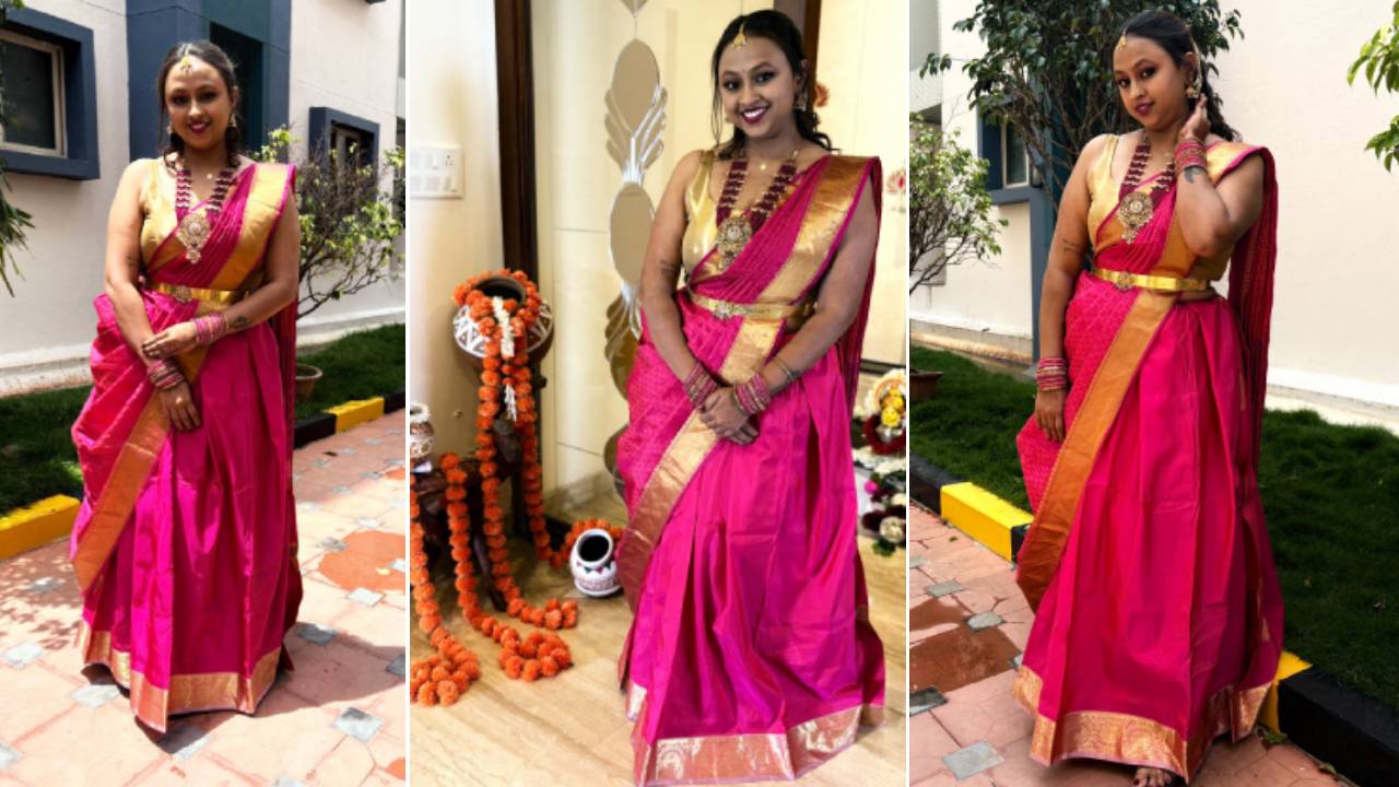 ನವರಾತ್ರಿಯಲ್ಲಿ ಉಲ್ಲಾಸ ಮೂಡಿಸುವ ಪಿಂಕ್ ವರ್ಣ