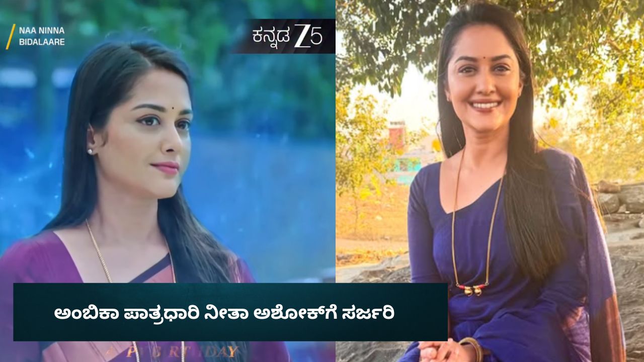 Naa Ninna Bidalaare: ಅಂಬಿಕಾ ಪಾತ್ರಧಾರಿ ಶೂಟಿಂಗ್‌ನಲ್ಲಿ ಭಾಗವಹಿಸಲ್ಲ!
