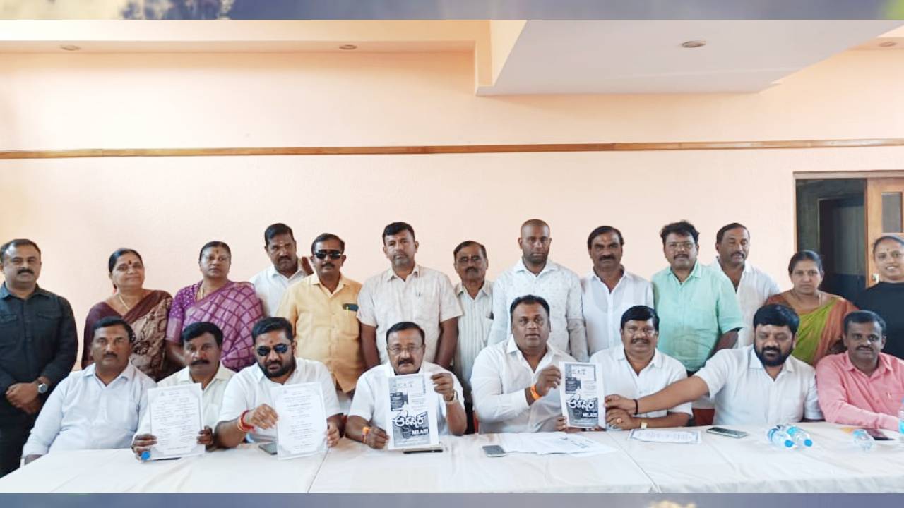 ಒಂದೇ ಕಾಮಗಾರಿಗೆ ಮತ್ತೆ ಭೂಮಿ ಪೂಜೆ; ಶಾಸಕ ಎನ್.ಶ್ರೀನಿವಾಸ್ ವಿರುದ್ಧ ಬಿಜೆಪಿ ಮುಖಂಡರ ವಾಗ್ದಾಳಿ