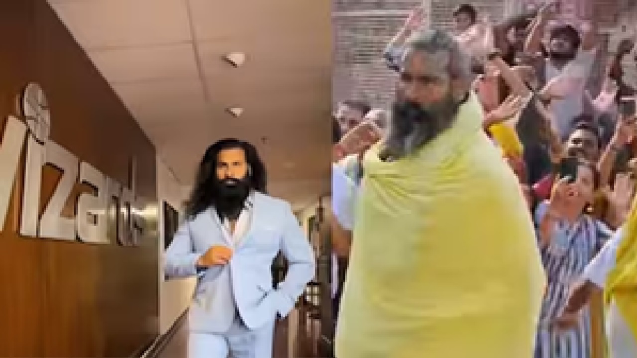 ಆಶ್ರಮದಲ್ಲಿ ಕಸ ಗುಡಿಸುತ್ತಿರುವ WWE ಮಾಜಿ ಕುಸ್ತಿಪಟು